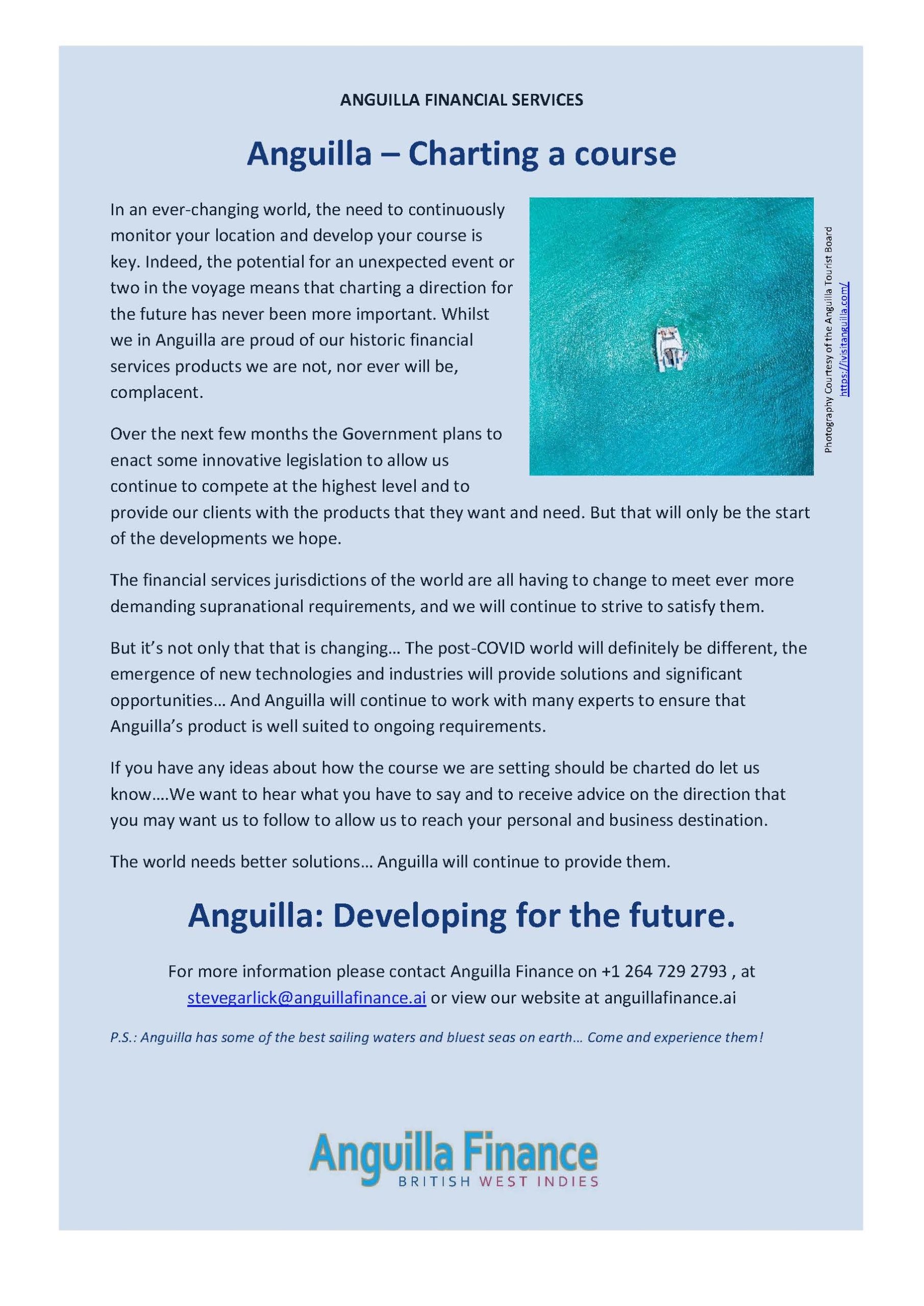 Anguilla – Charting a course