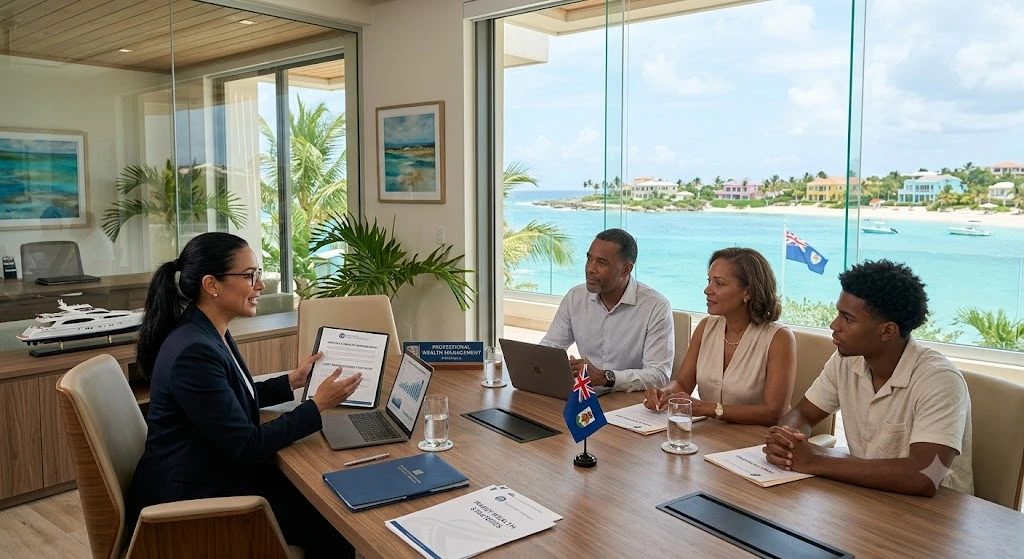 Professional wealth management consultation in Anguilla focused on asset preservation, trust planning, and long-term family wealth strategies. Professional wealth management consultation in Anguilla focused on asset preservation, trust planning, and long-term family wealth strategies.